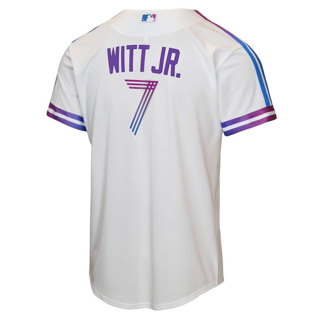 Bobby Witt Jr. Kansas City Royals Nike Youth 2026 City Connect Stadium Jersey - White