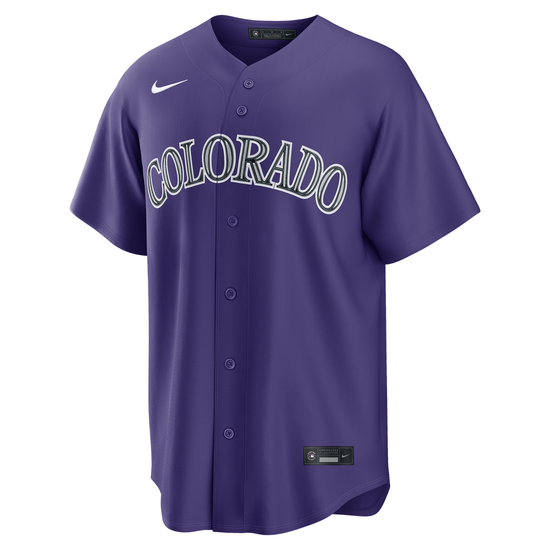 Colorado Rockies Nike Alternate Replica Jersey - Purple