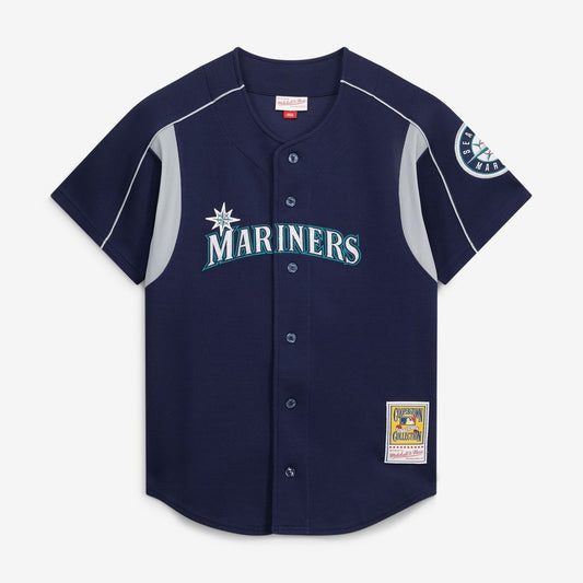 Felix Hernandez Seattle Mariners Mitchell & Ness Cooperstown Collection Batting Practice Jersey – Navy