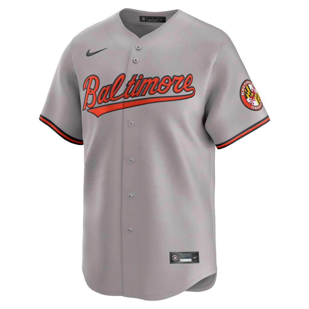 Baltimore Orioles Nike Road Limited Jersey - Gray