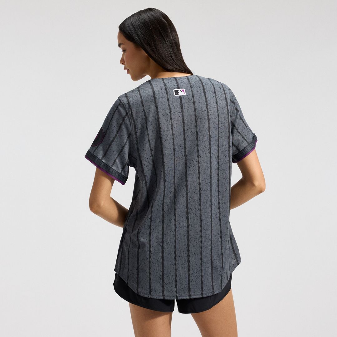 New York Mets Nike Women's City Connect Limited Jersey - Gray