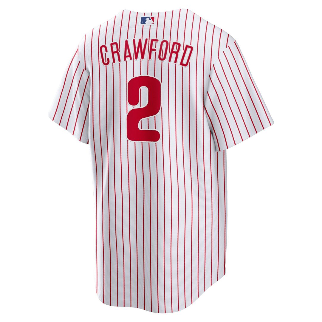 Justin Crawford Philadelphia Phillies Nike Home Replica Jersey - White