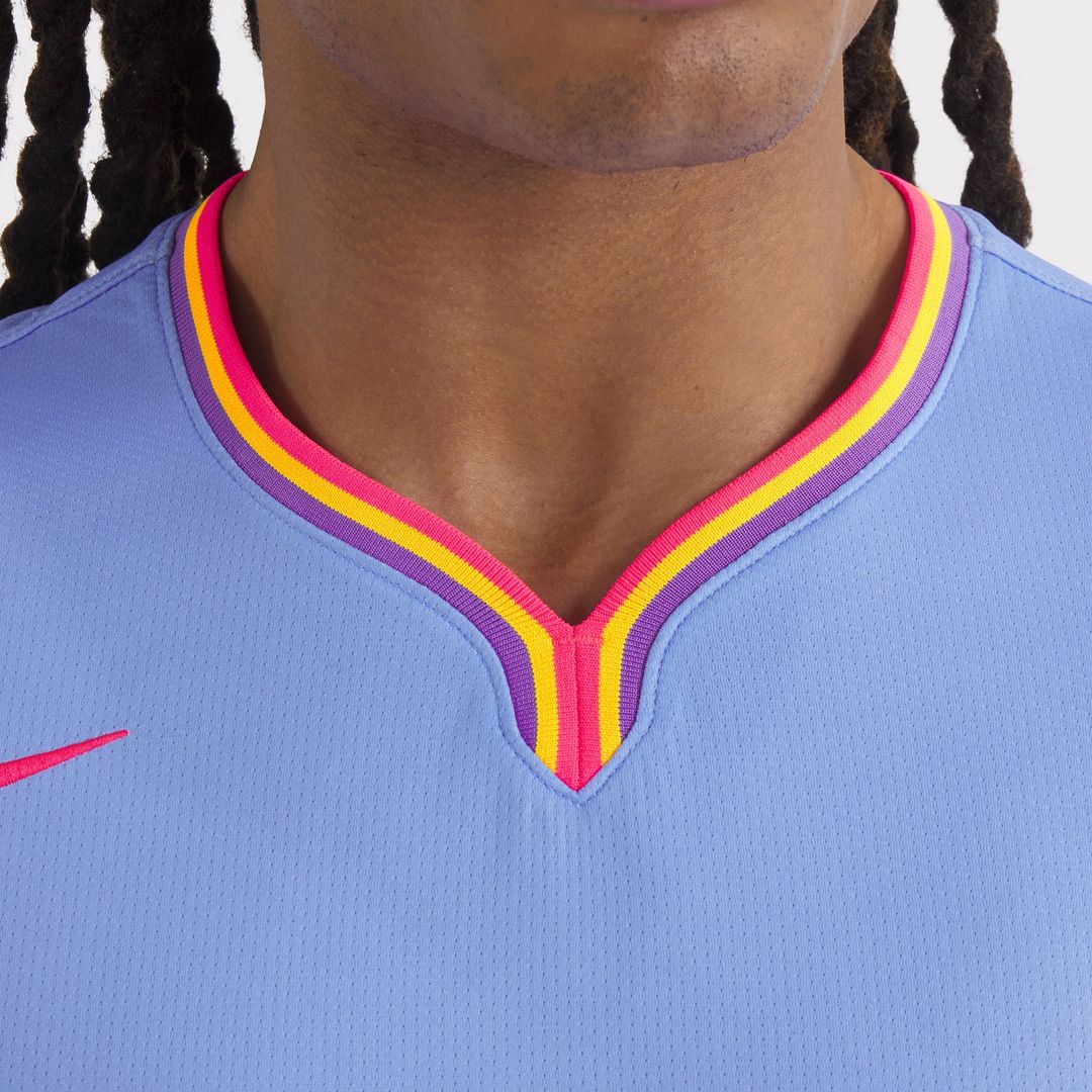 Kris Bryant Colorado Rockies Nike 2025 City Connect Limited Player Jersey - Purple/Light Blue