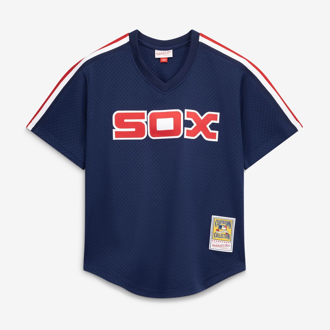 Carlton Fisk Chicago White Sox Mitchell & Ness Authentic Batting Practice Jersey - White