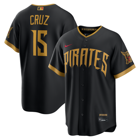 Oneil Cruz Pittsburgh Pirates Nike 2026 City Connect Stadium Jersey - Black