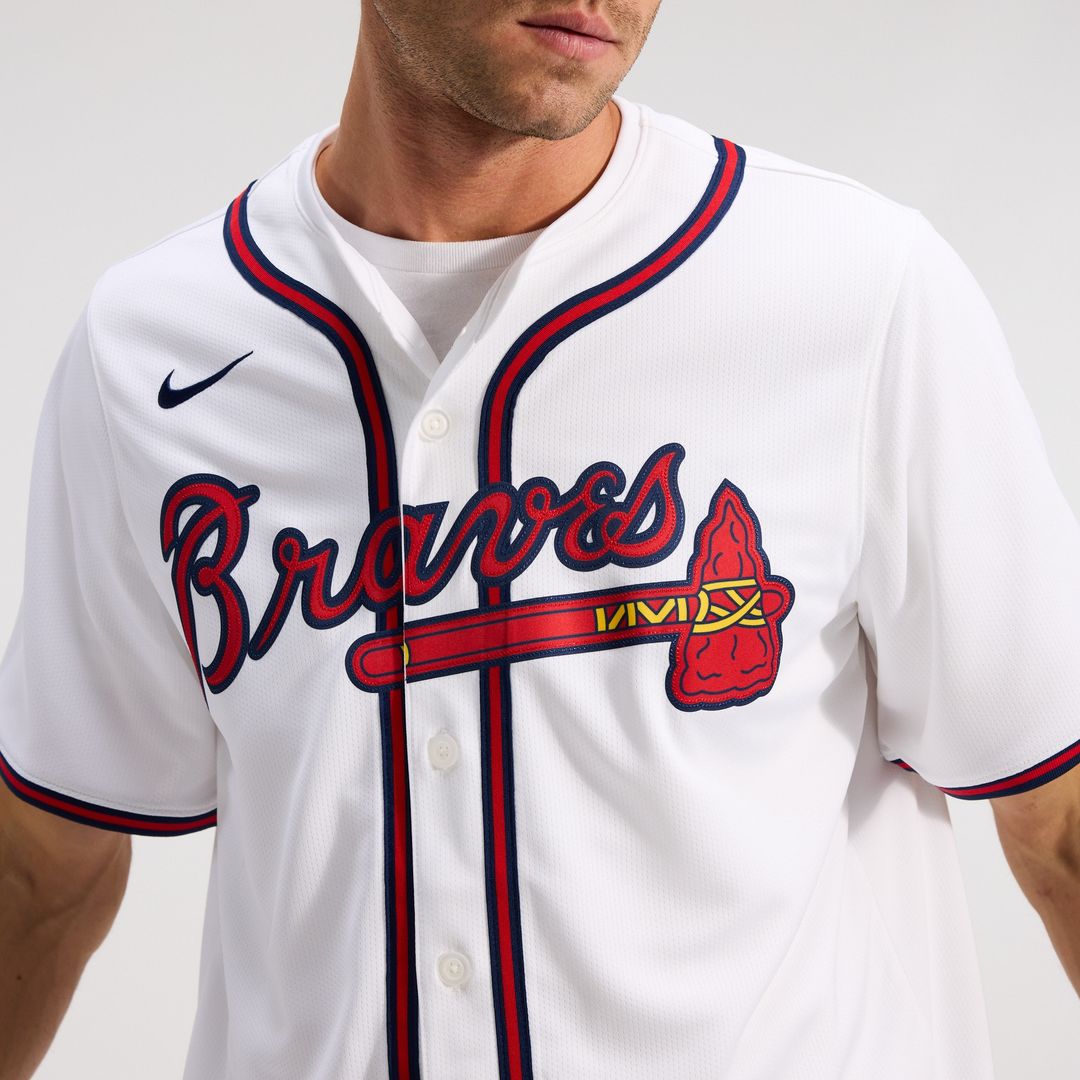 Atlanta Braves Nike Home Limited Jersey - White