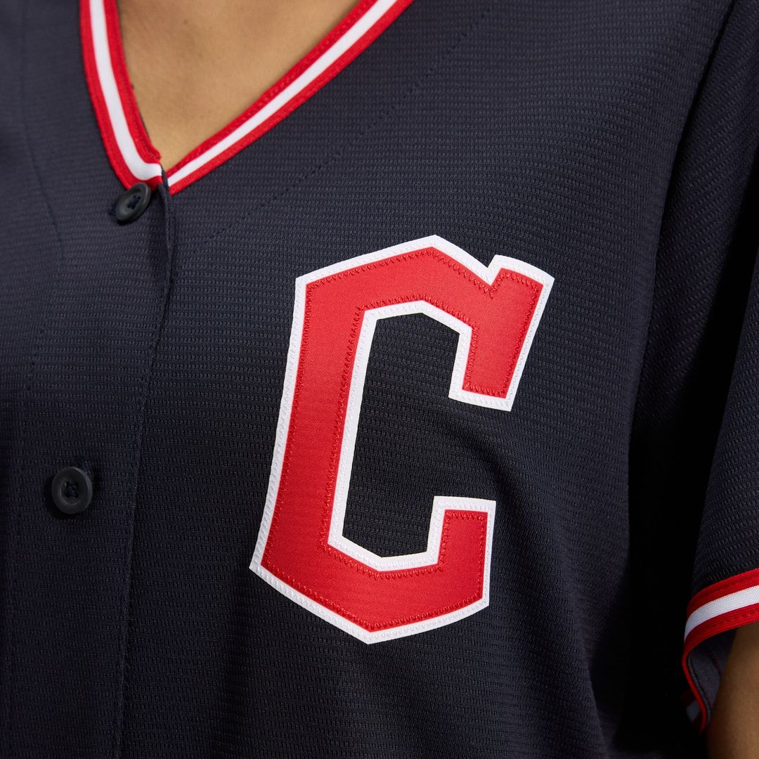 Cleveland Guardians Nike Women's Alternate Replica Jersey - Navy