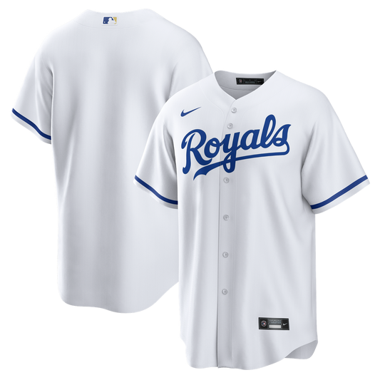 Kansas City Royals Nike Home Big & Tall Replica Jersey - White