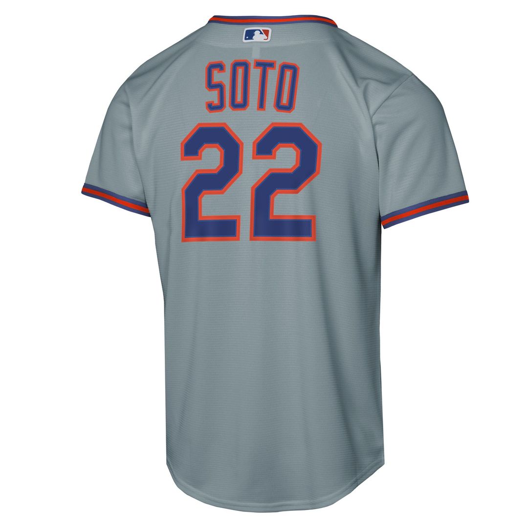 Juan Soto New York Mets Nike Youth Road Replica Jersey - Gray