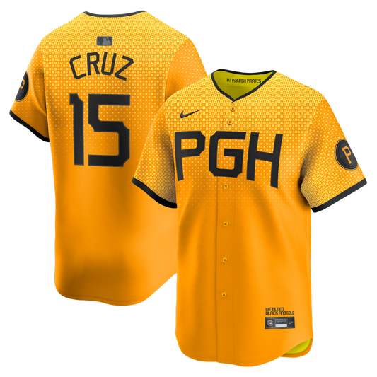 Oneil Cruz Pittsburgh Pirates Nike City Connect Limited Jersey - Gold