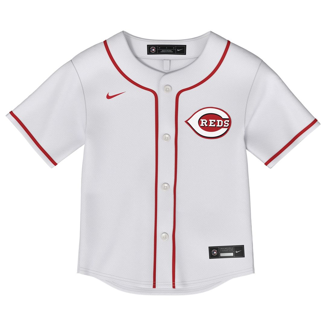 Elly De La Cruz Cincinnati Reds Nike Toddler Home Replica Player Jersey - White
