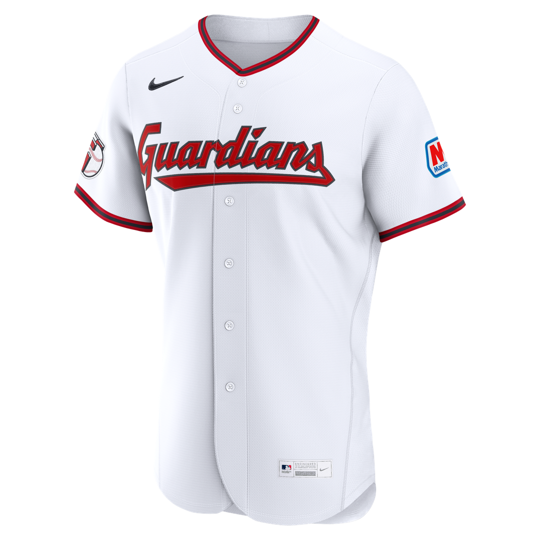 Cleveland Guardians Nike Home Authentic Jersey - White
