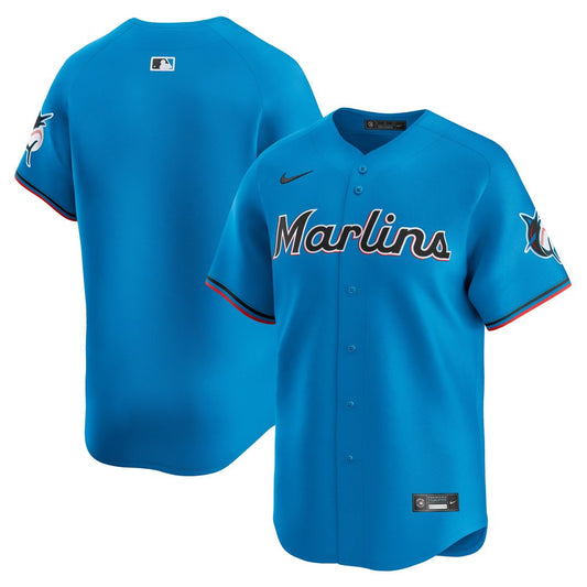 Miami Marlins Nike Limited Jersey - Blue