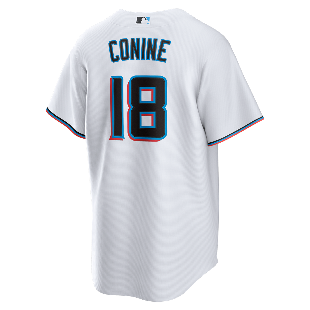 Griffin Conine Miami Marlins Nike Home Replica Jersey - White