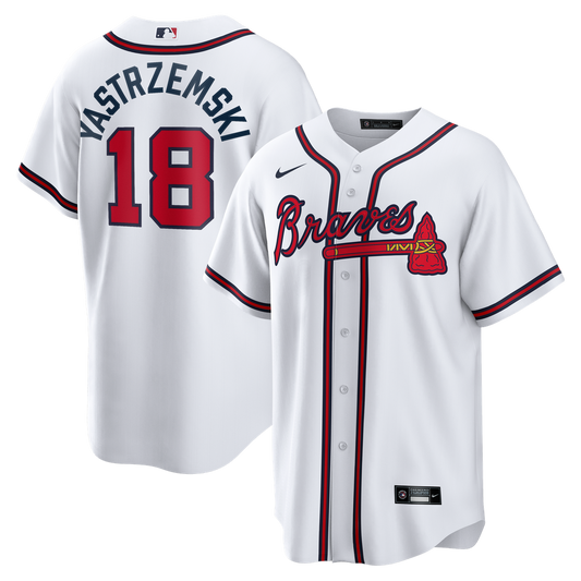 Mike Yastrzemski Atlanta Braves Nike Replica Jersey - White