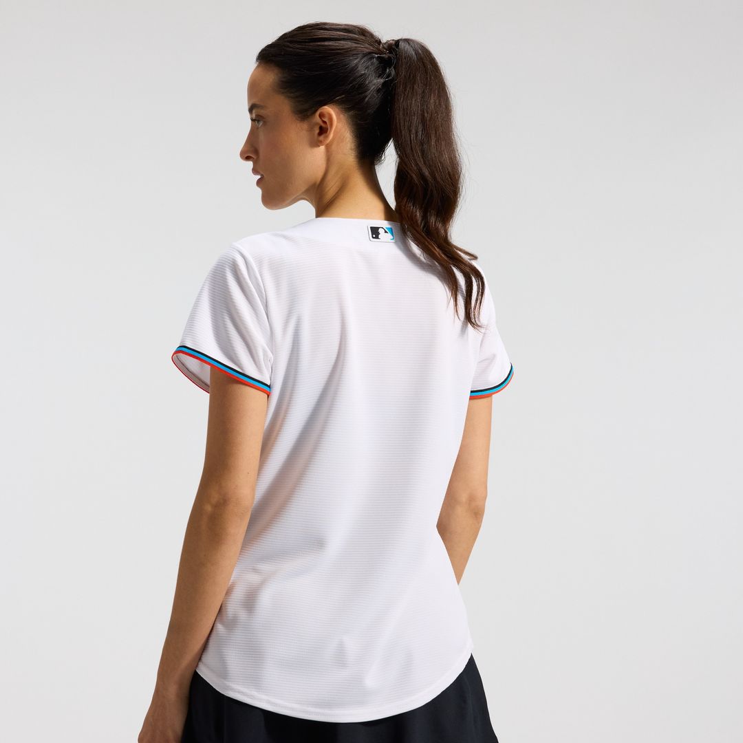 Miami Marlins Nike Women's Replica Team Jersey - White