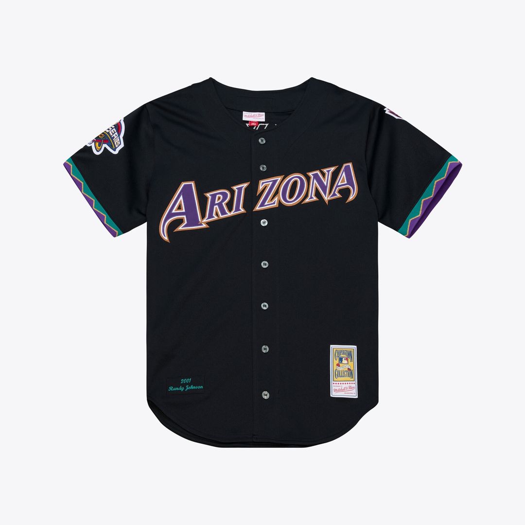Randy Johnson Arizona Diamondbacks Mitchell & Ness 2000 Throwback Authentic Jersey - Purple