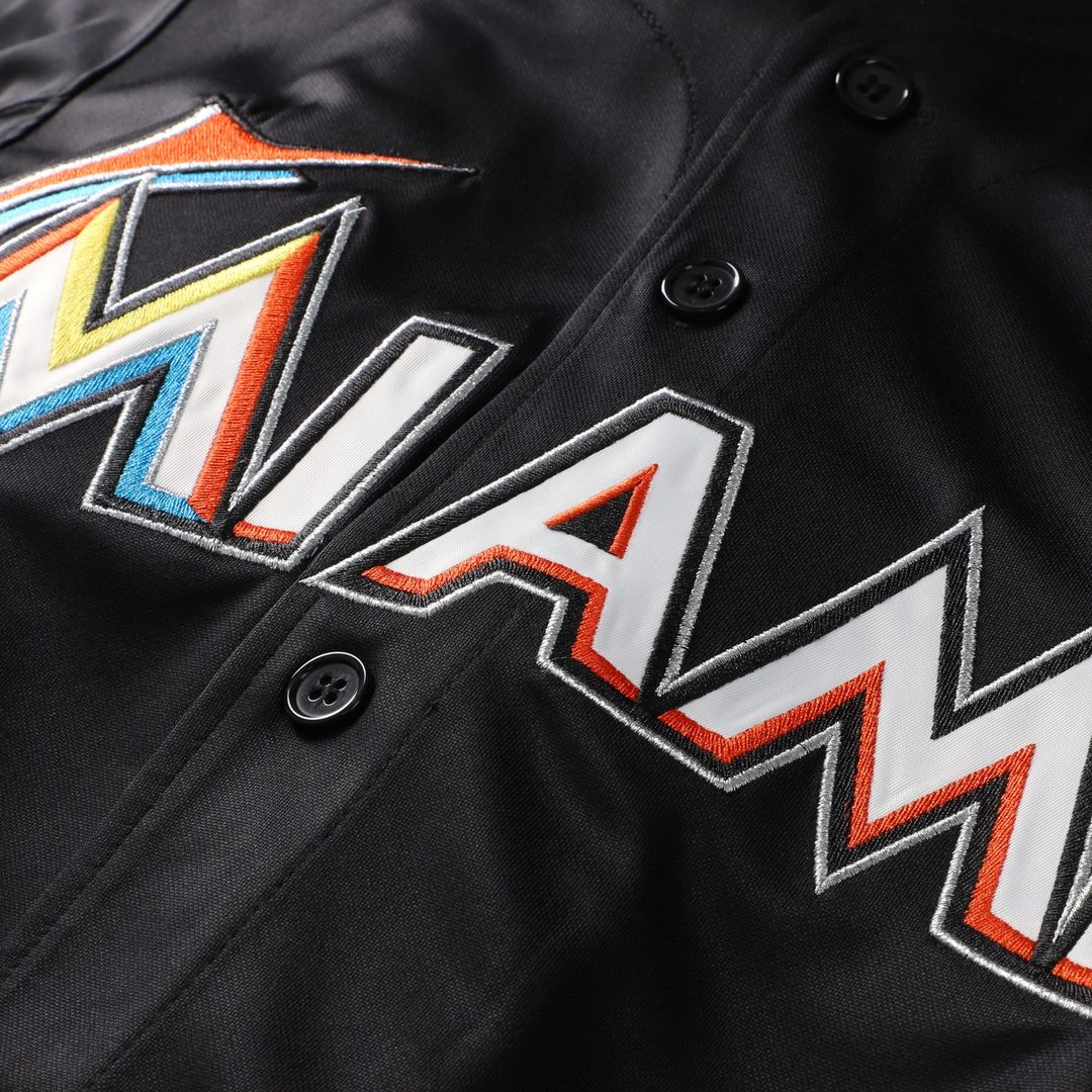 Jose Fernandez Miami Marlins Mitchell & Ness Authentic Batting Practice Jersey - Black