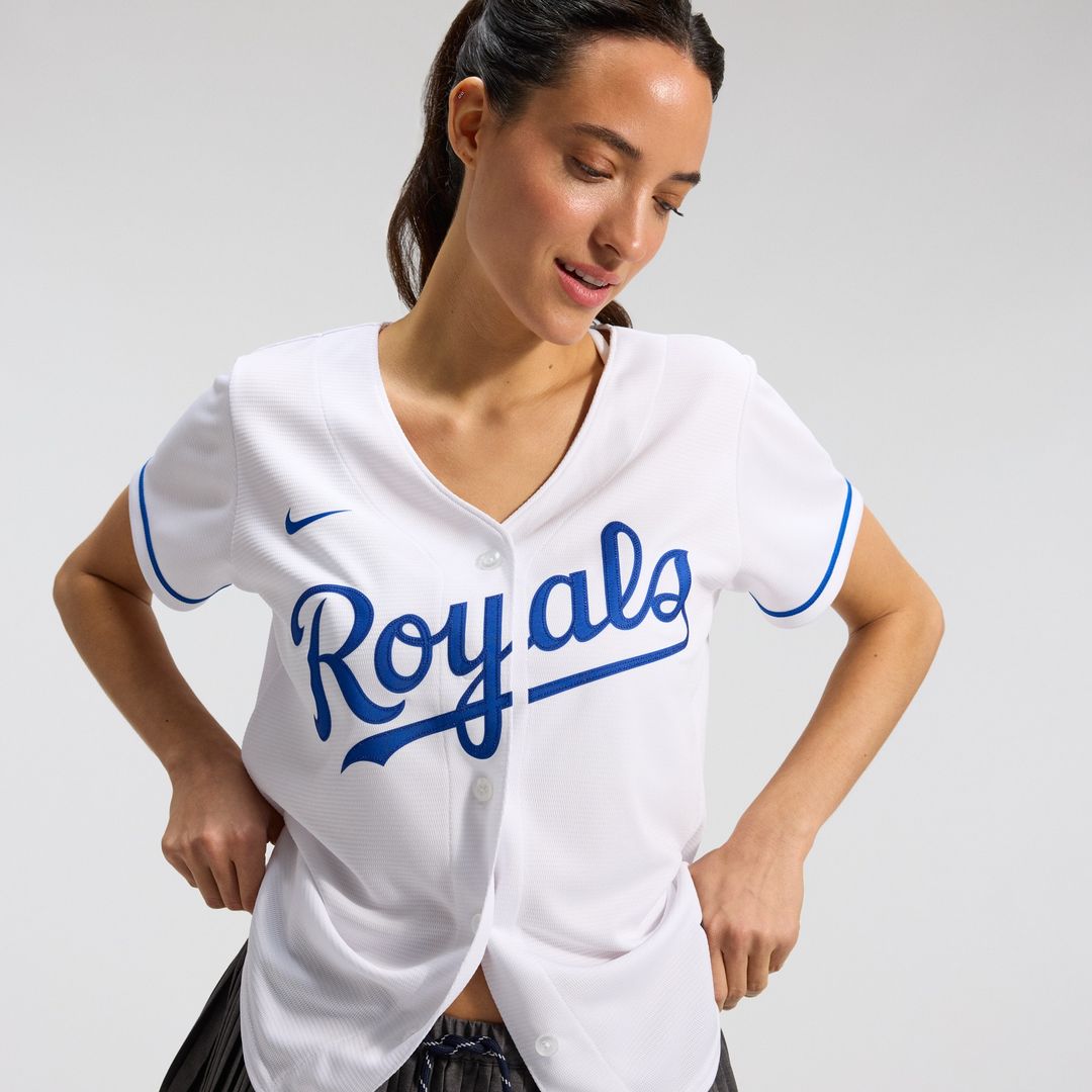 Kansas City Royals Nike Women's Home Replica Team Jersey - White