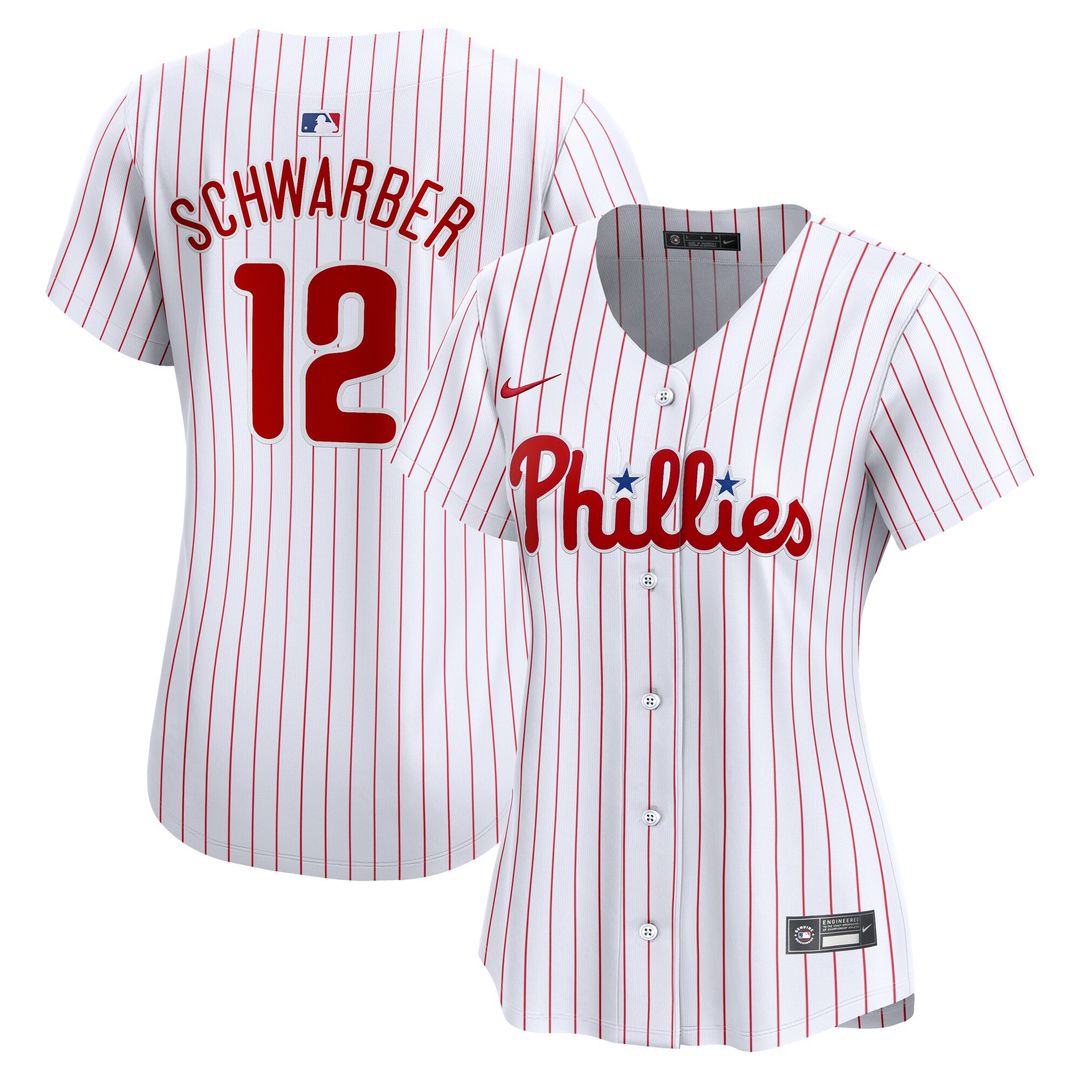 Kyle Schwarber Philadelphia Phillies Nike Women's Home Limited Player Jersey - White
