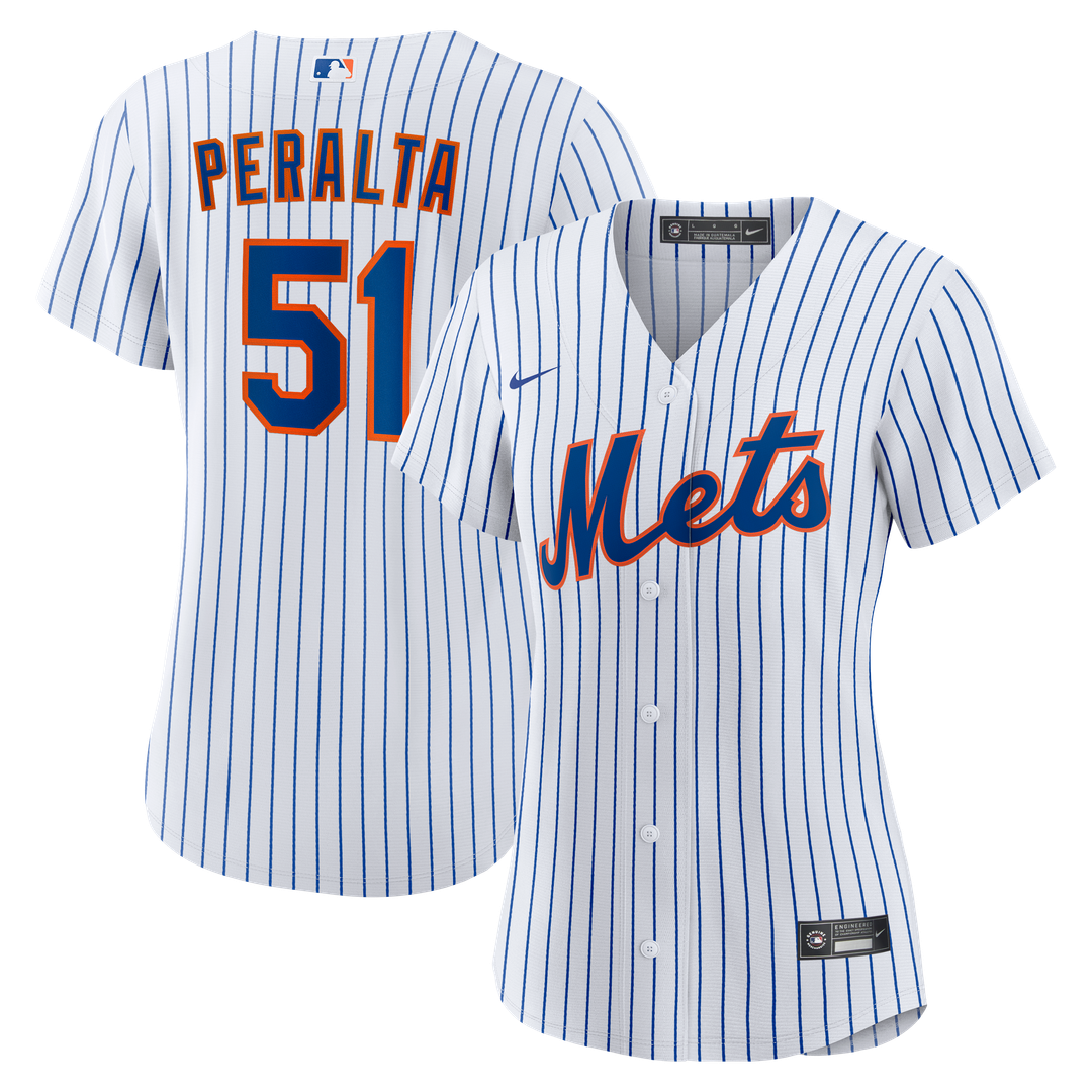 Freddy Peralta New York Mets Nike Women's Home Replica Jersey - White