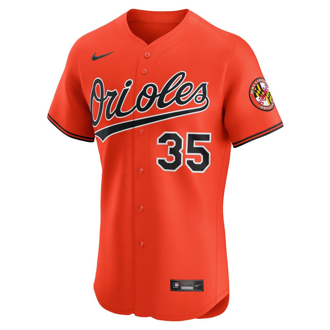 Adley Rutschman Baltimore Orioles Nike Alternate Elite Jersey - Black