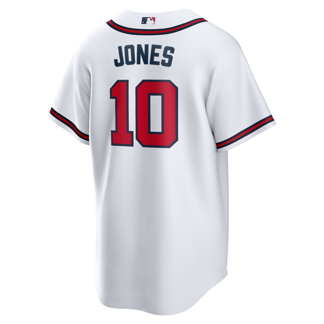Chipper Jones Atlanta Braves Nike Home Retired Player Replica Jersey - White