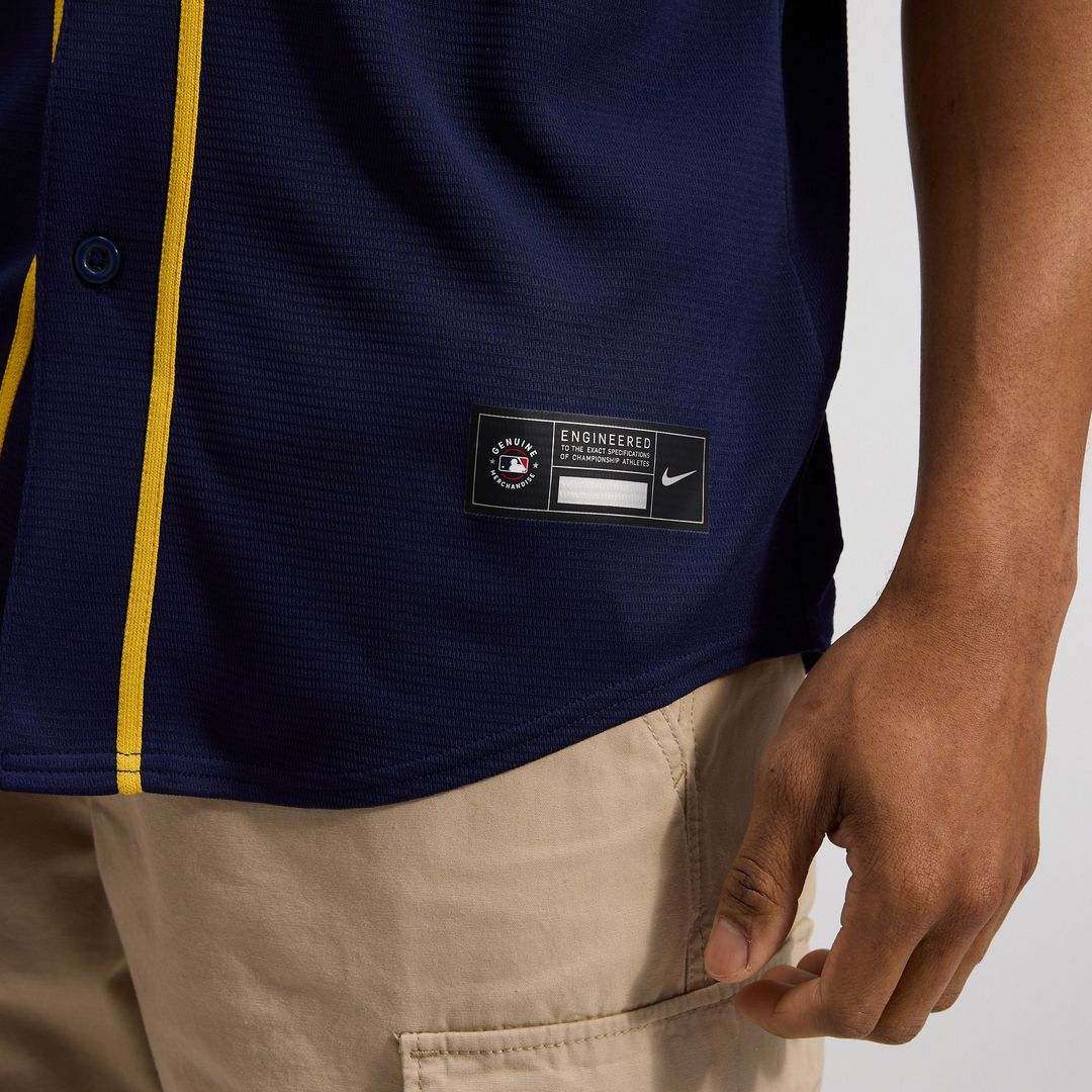 Milwaukee Brewers Nike Alternate Replica Team Jersey - Navy