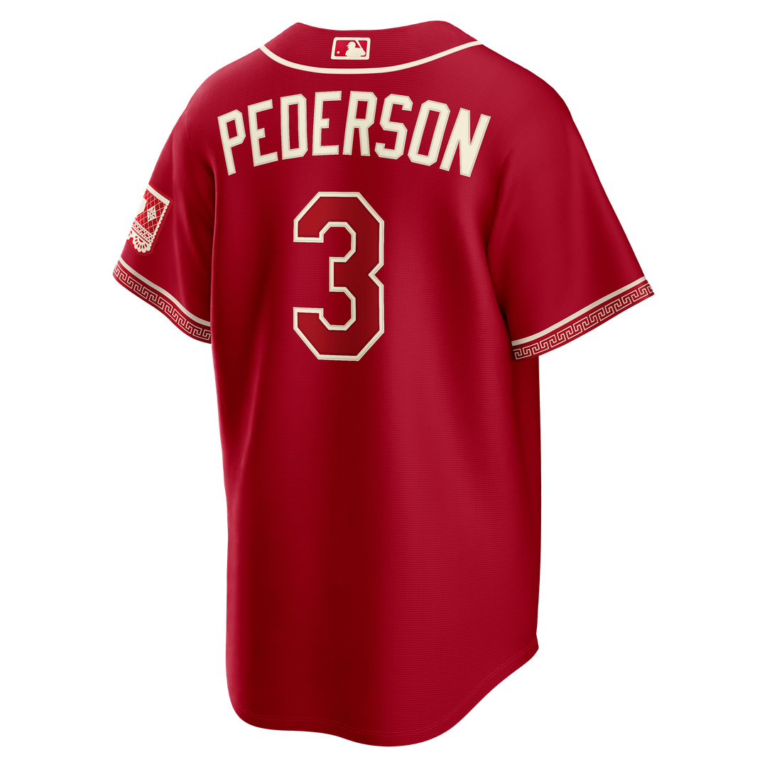Joc Pederson Texas Rangers Nike 2026 City Connect Stadium Jersey - Red