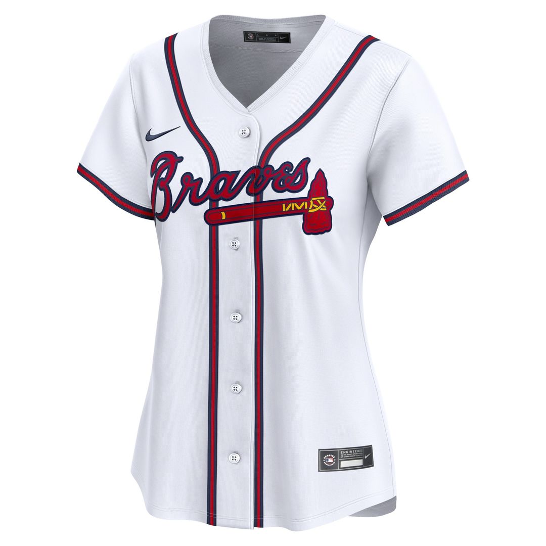 Ozzie Albies Atlanta Braves Nike Women's Home Limited Player Jersey - White