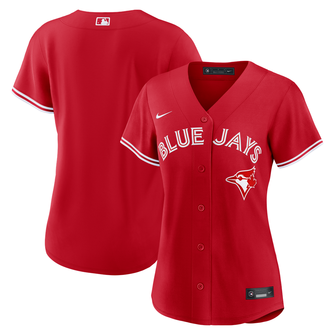 Toronto Blue Jays Nike Women's Alternate Replica Jersey - Red