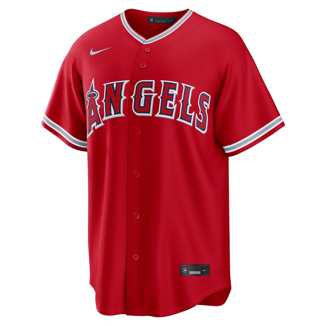 Mike Trout Los Angeles Angels Nike Alternate Replica Jersey - Red