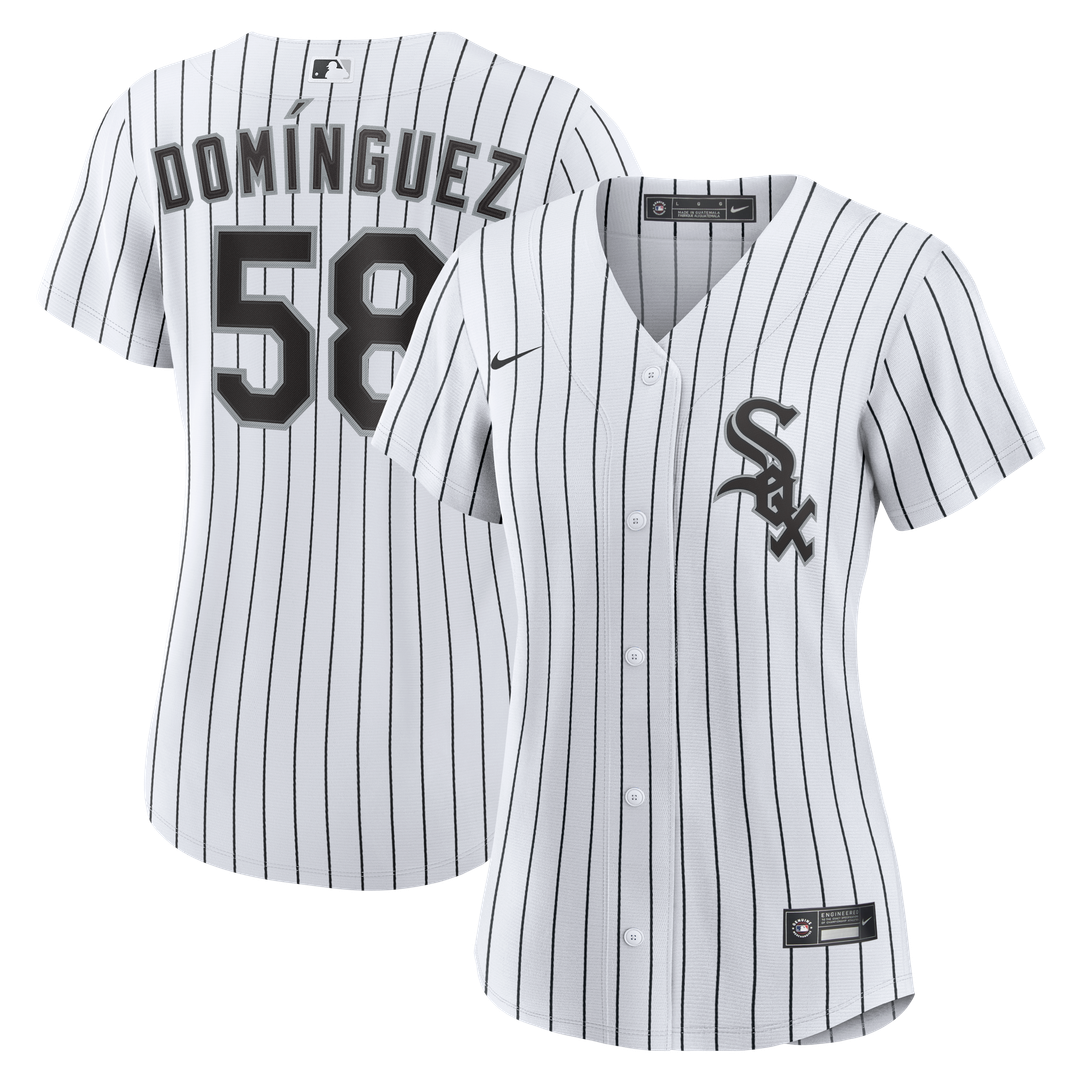 Seranthony Domínguez Chicago White Sox Nike Women's Home Replica Jersey - White