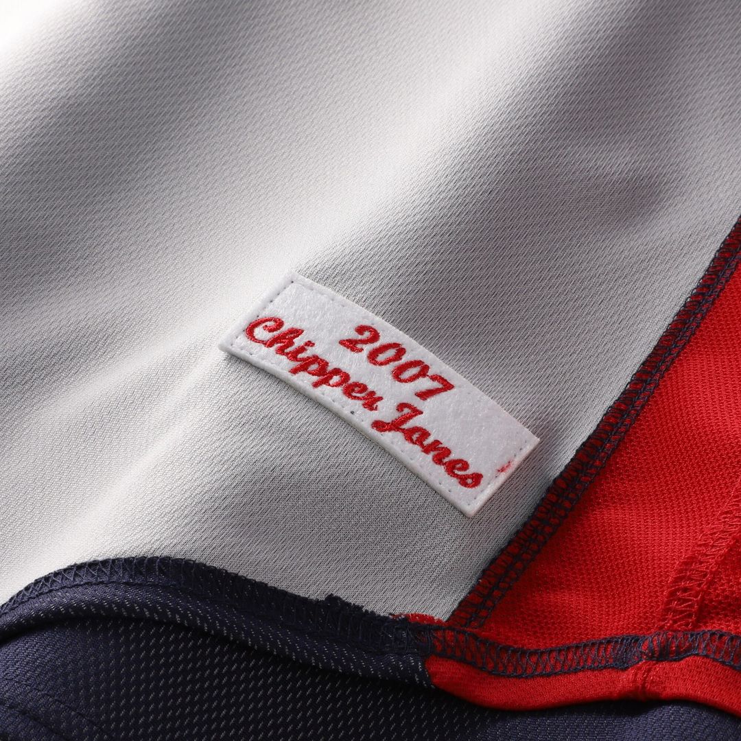 Chipper Jones Atlanta Braves Mitchell & Ness Authentic Batting Practice Jersey - Navy