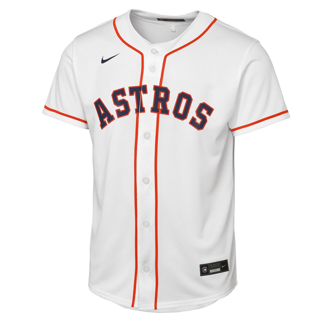 Jose Altuve Houston Astros Nike Youth Home Replica Player Jersey - White