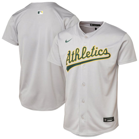 Athletics Youth Road Limited Jersey - Gray