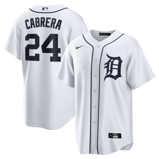 Miguel Cabrera Detroit Tigers Nike Home Retired Player Replica Jersey - White
