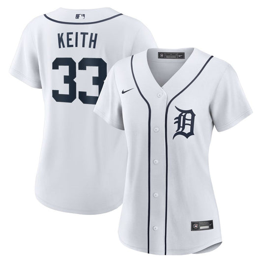 Colt Keith Detroit Tigers Nike Women's Home Replica Jersey - White