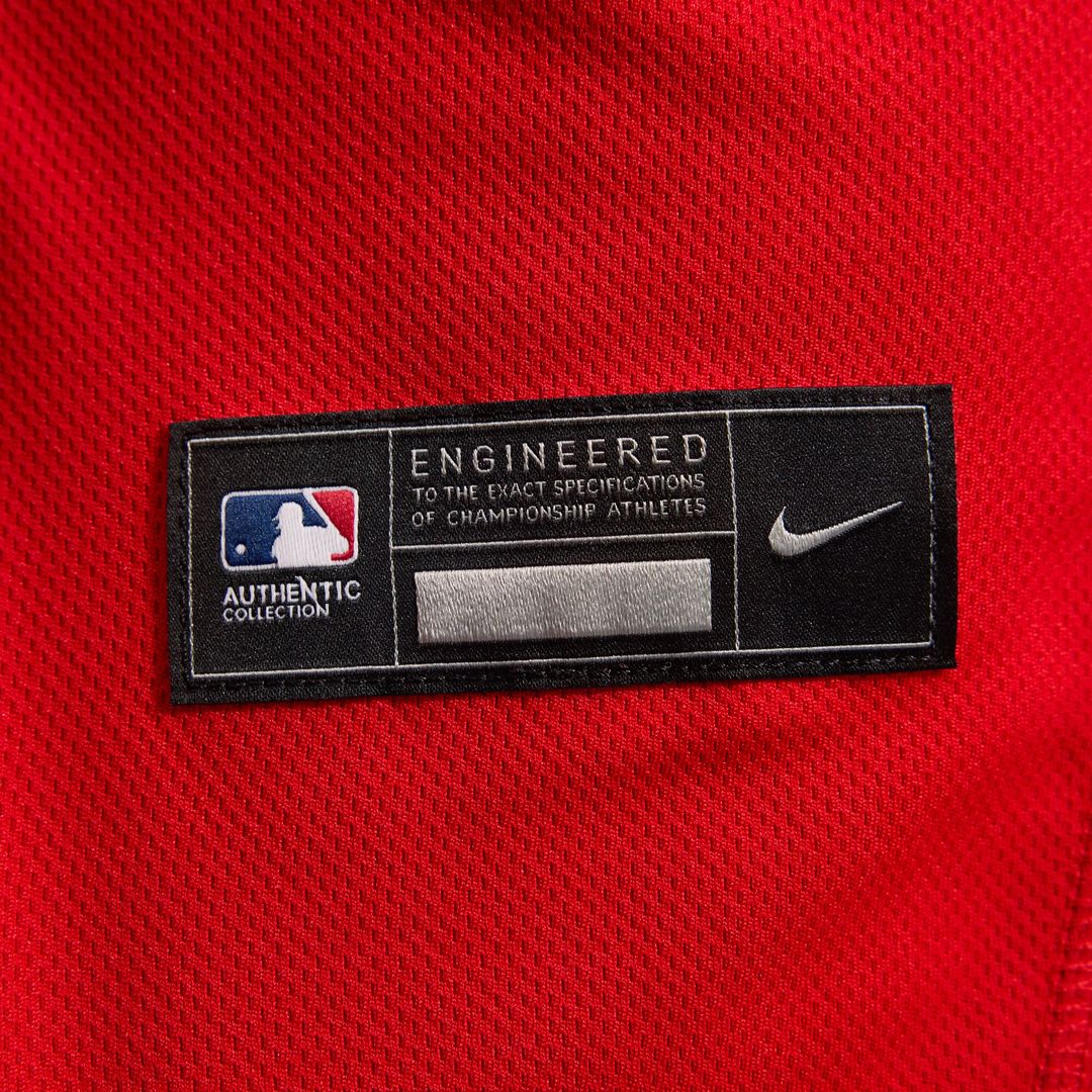 Cincinnati Reds Nike Alternate Authentic Team Logo Jersey - Scarlet