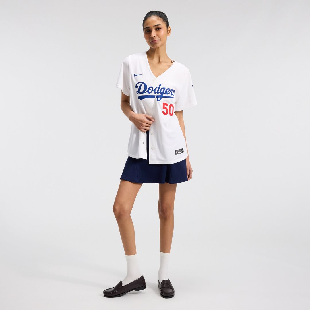 Mookie Betts Los Angeles Dodgers Nike Women's Home Stadium Jersey - White