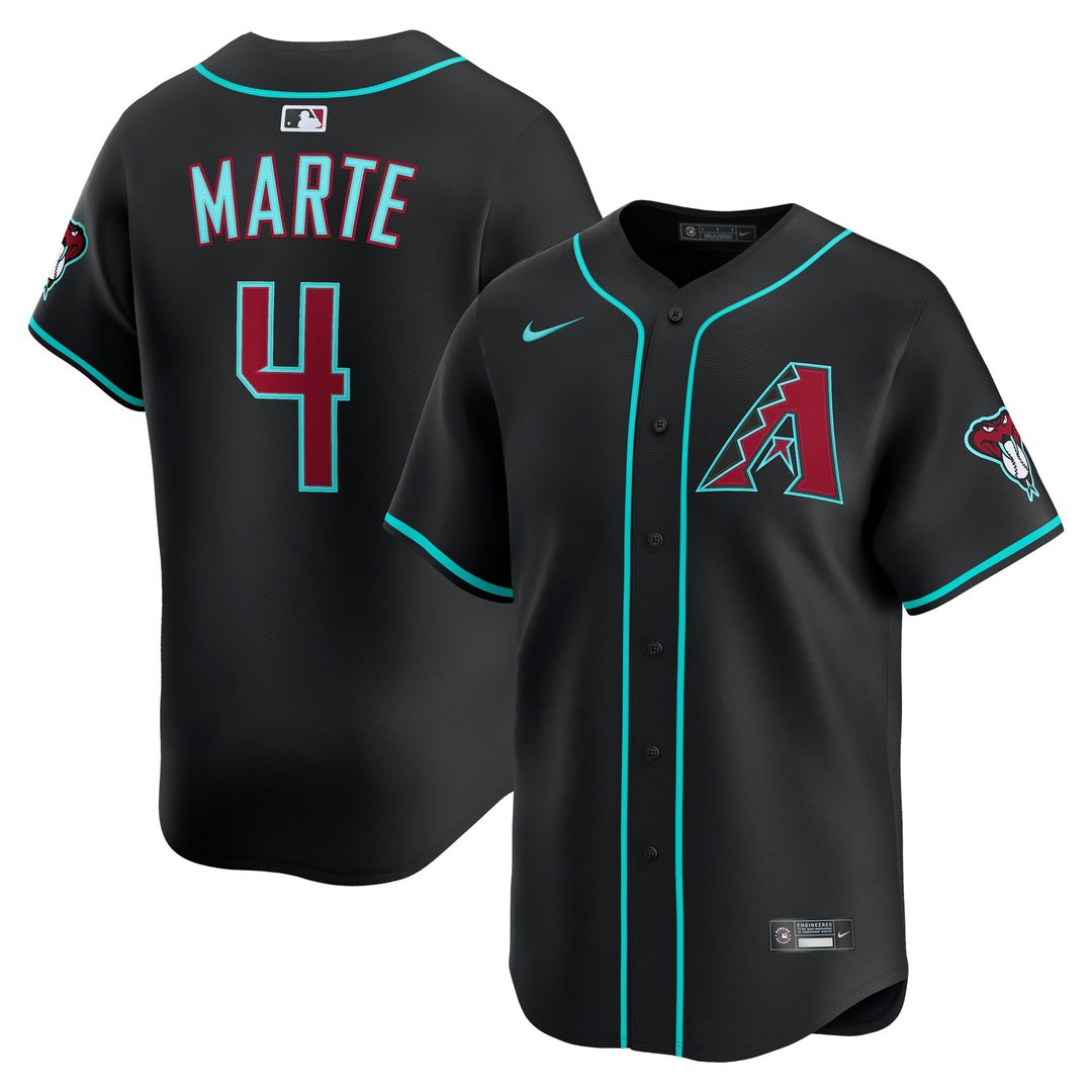 Ketel Marte Arizona Diamondbacks Nike Alternate Limited Jersey - Black