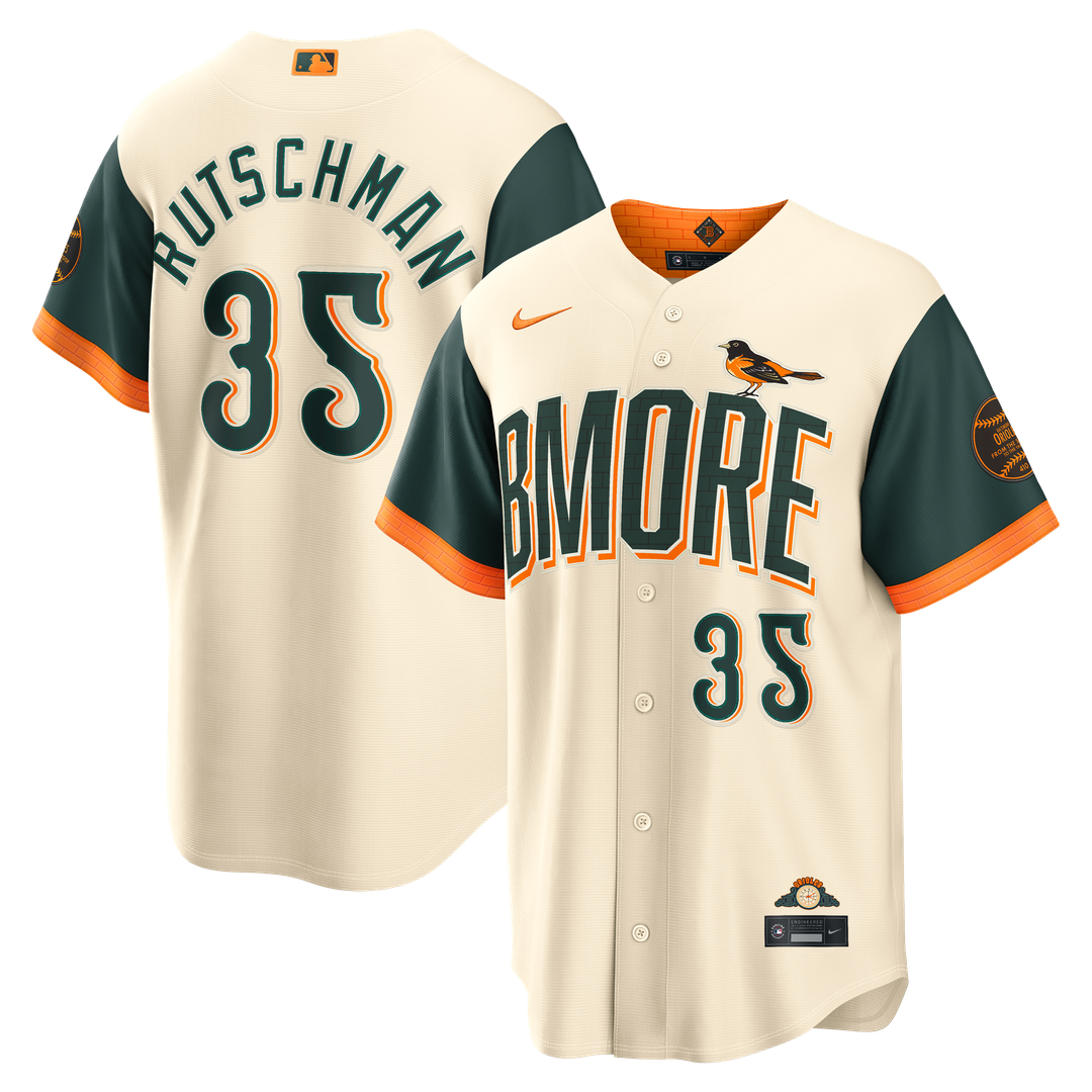 Adley Rutschman Baltimore Orioles Nike 2026 City Connect Stadium Jersey - Cream