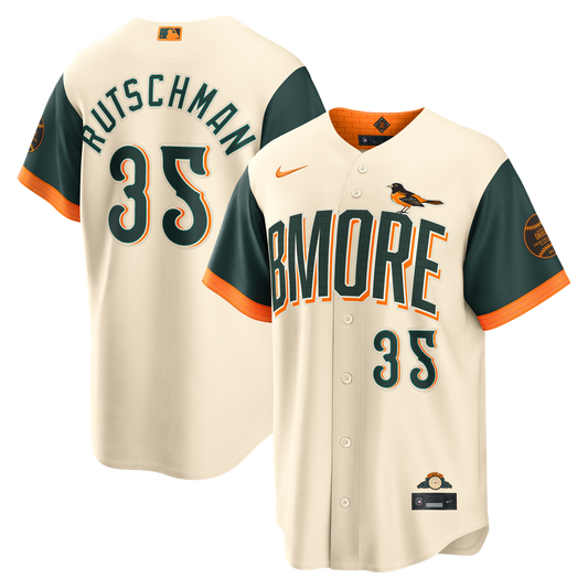 Adley Rutschman Baltimore Orioles Nike 2026 City Connect Stadium Jersey - Cream