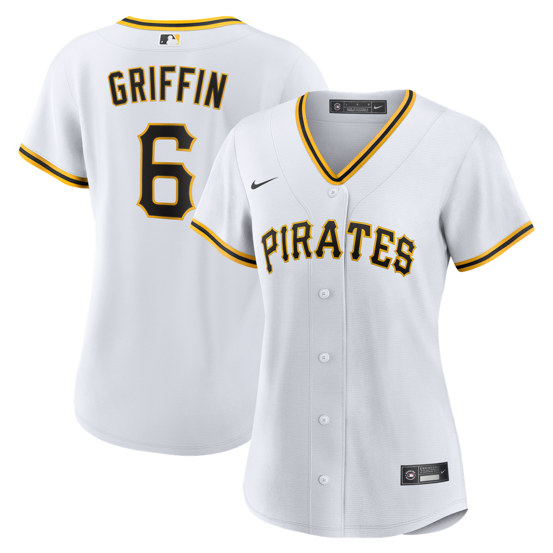 Konnor Griffin Pittsburgh Pirates Nike Women's Home Replica Jersey  - White