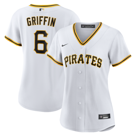 Konnor Griffin Pittsburgh Pirates Nike Women's Home Replica Jersey  - White