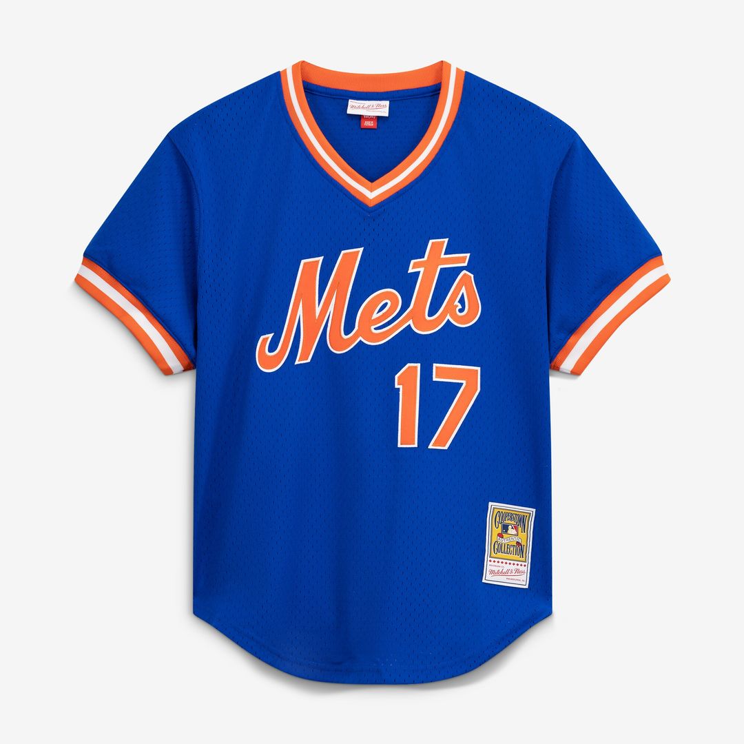 Keith Hernandez New York Mets Mitchell & Ness Authentic Batting Practice Jersey - Royal