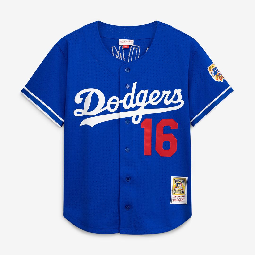 Hideo Nomo Los Angeles Dodgers Mitchell & Ness Big & Tall Cooperstown Collection Mesh Batting Practice Jersey - Royal