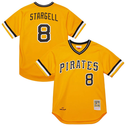 Willie Stargell Pittsburgh Pirates Mitchell & Ness 1979 Throwback Authentic Jersey - Gold