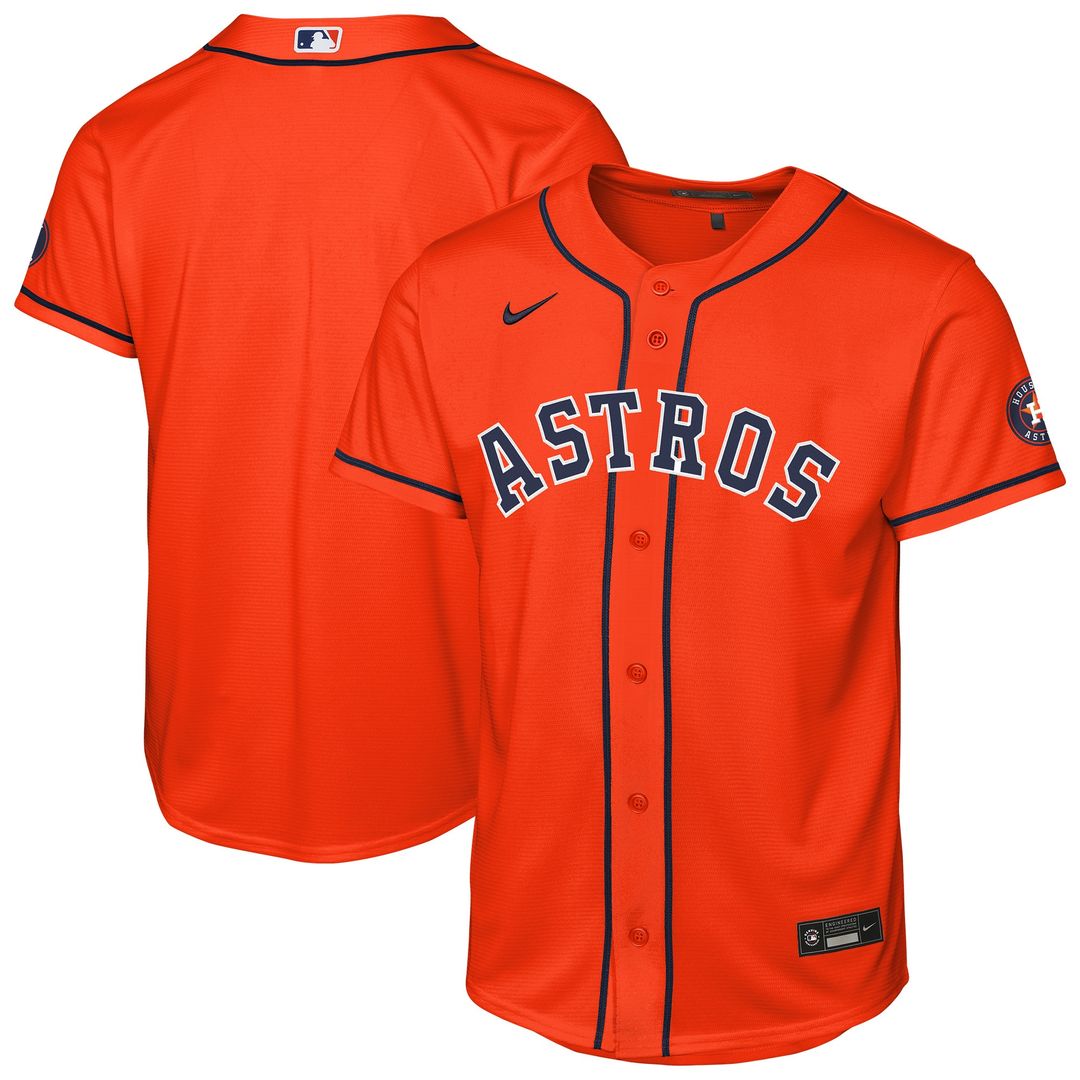 Houston Astros Nike Youth Alternate Stadium Jersey - Orange