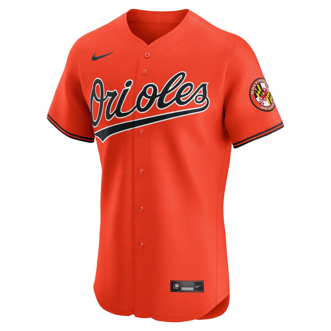 Baltimore Orioles Nike Alternate 2  Elite Jersey - Orange